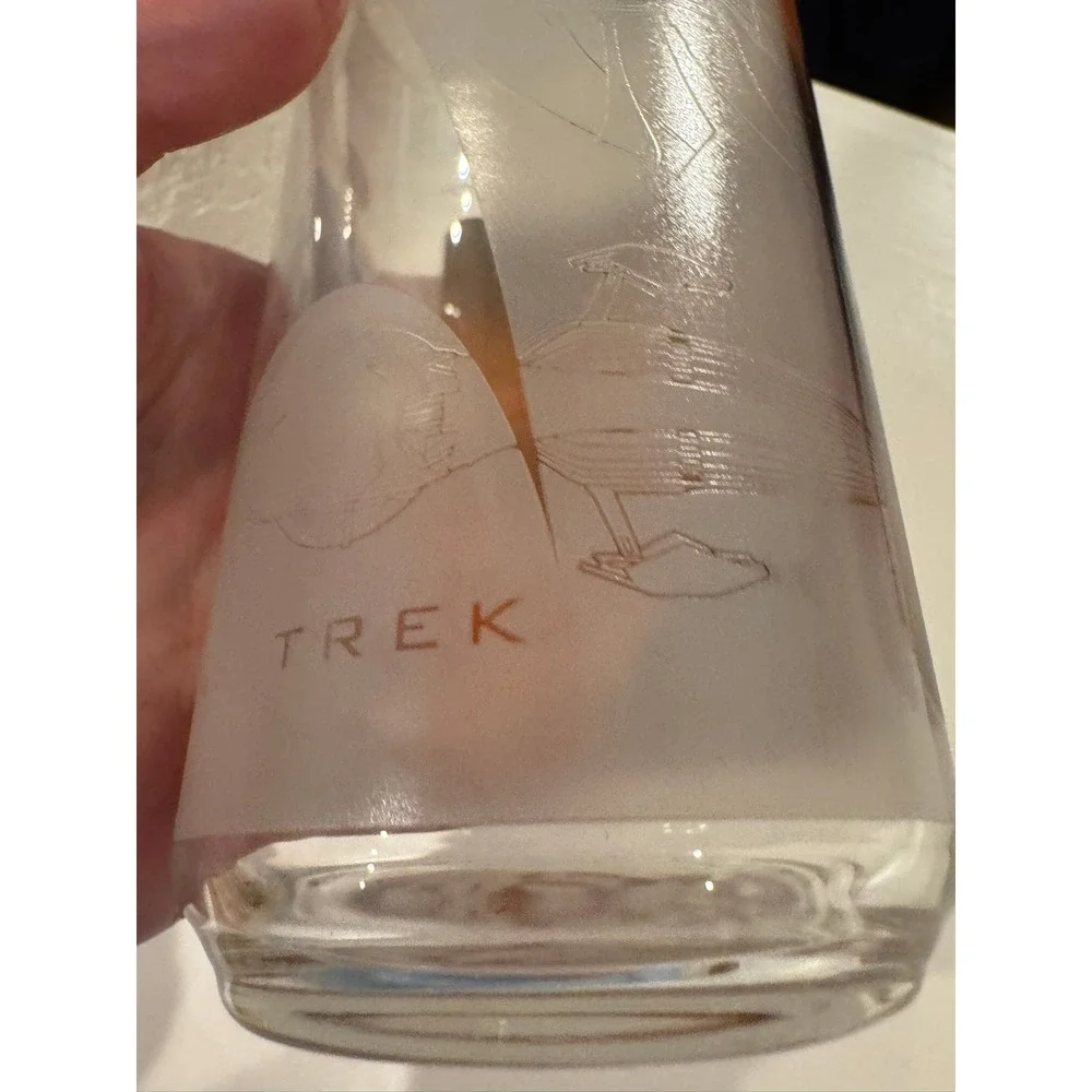 Star Trek Movie Spock Kirk USS‎ Enterprise Frosted Highball Glass Tumbler